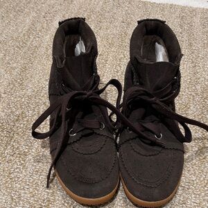 Isabel Marant bobby suede high top sneakers
